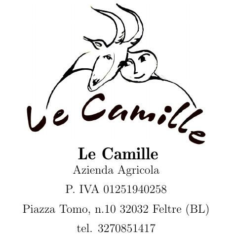 Le Camille. Azienda agricola. Piazza Tomo 10, 32032 Feltre BL. Telefono 3270851417